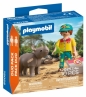 Playmobil DuoPack Strażnik leśny z nosorożcem 72025